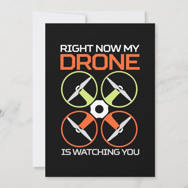 Invitation Maintenant mon drone (Devant)