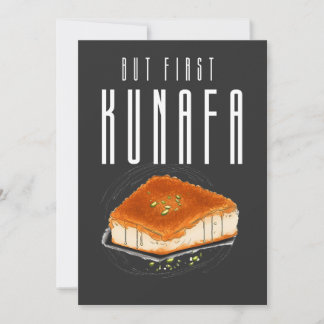 Invitation Mais premier Knafeh Kunafa Kunafeh AI Générique Ku