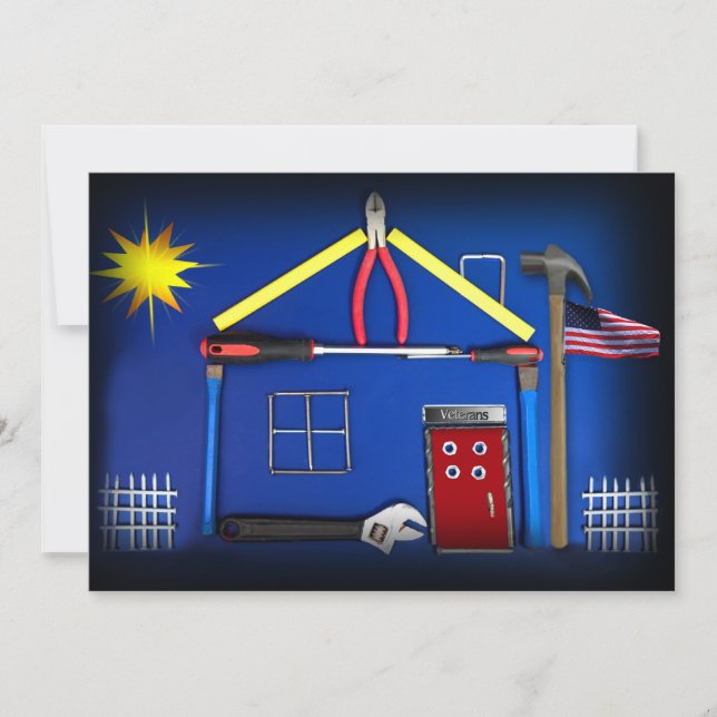 Invitation Maison à outils - Maison ouverte - Anciens combatt (Devant)