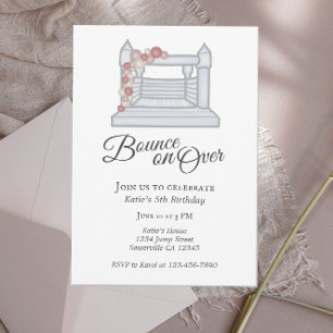 Invitation Maison Blanche Bounce Boho Balloon Garland Anniver