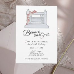 Invitation Maison Blanche Bounce Pink Balloon Garland Anniver