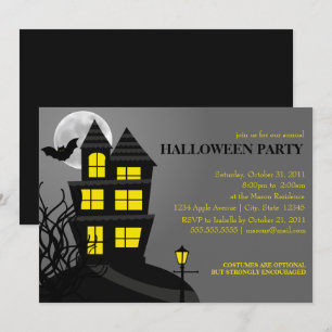 Invitation Maison hantée