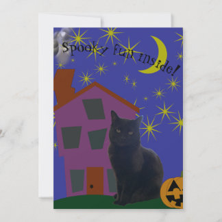 Invitation Maison hantée personnalisable