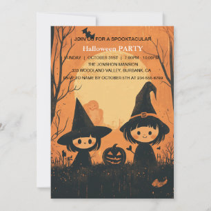 Invitation Maison Hantée Sombre Spooktacular Fête d'Halloween
