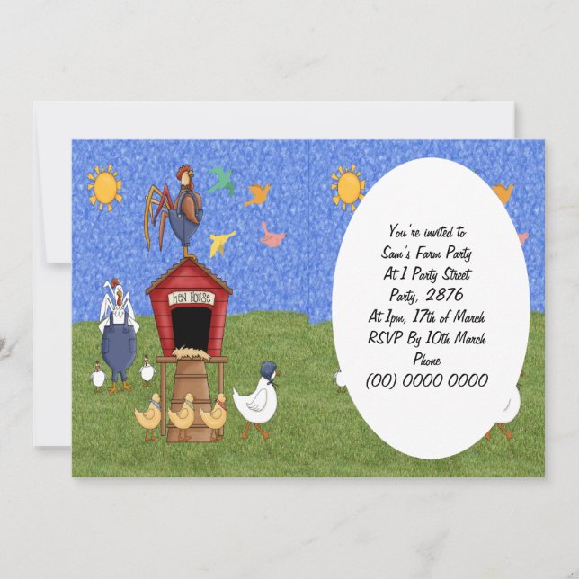 Invitation Maison Hen (Devant)