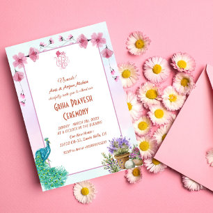 Invitation Maison hindou Réchauffement Griha Pravesh