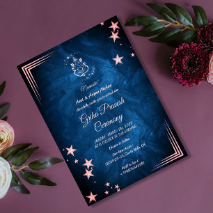 Invitation Maison hindou Réchauffement Griha Pravesh