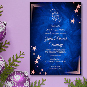 Invitation Maison hindou Réchauffement Griha Pravesh