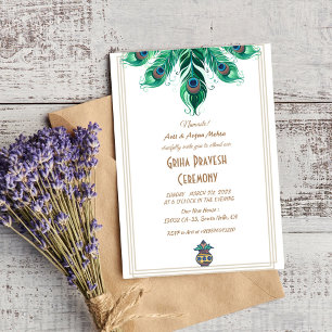 Invitation Maison hindou Réchauffement Griha Pravesh