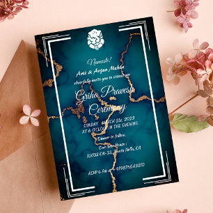 Invitation Maison hindou Réchauffement Griha Pravesh