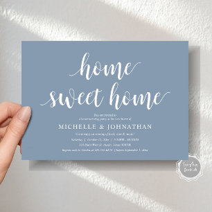 Invitation Maison Minimaliste Home Sweet Home Fête de Créatio