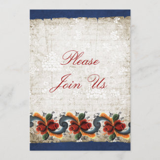 Invitation Maison ouverte pour les Fêtes Rosemaling