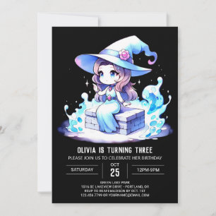 Invitation Majestic Modern Wizard Anniversaire