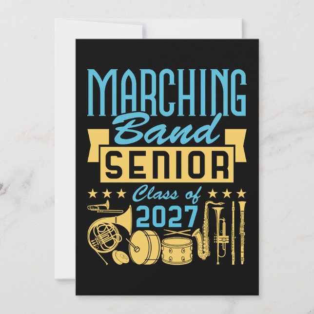 Invitation Majorette Senior 2027 (Devant)