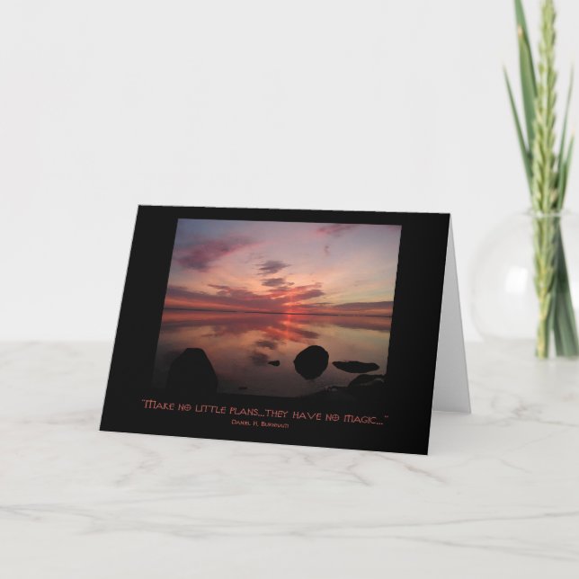 Invitation "Make No Little Plans" (Devant)