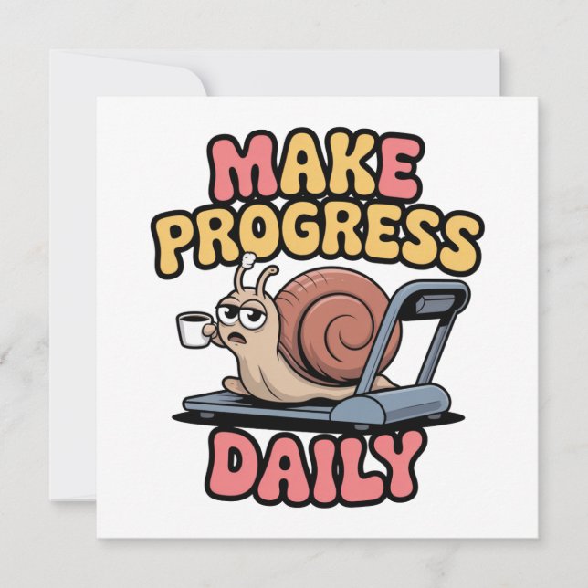 Invitation Make Progress Daily (Devant)