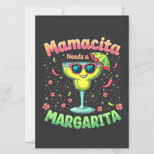 Invitation Mamacita a besoin d'une Margarita Cinco De Mayo Pa