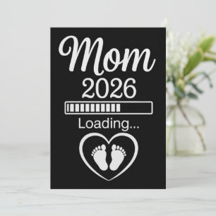 Invitation Maman 2026 Chargement Papa Annonce de Grossesse Bé