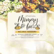 Maman À Abeille Lettres & Baby shower Honeycomb