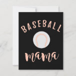 Invitation Maman de baseball | Love baseball<br><div class="desc">Maman de baseball | Love baseball. Maman,  maman,  maman ! This vend idea. Welcome ;) Visit my shop</div>