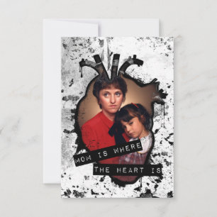 Invitation maman est là où est le coeur