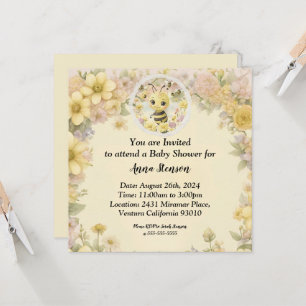Invitation Maman to Bee