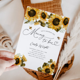 Invitation Maman to Bee Baby shower