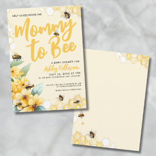 Invitation Maman to BEE Baby shower