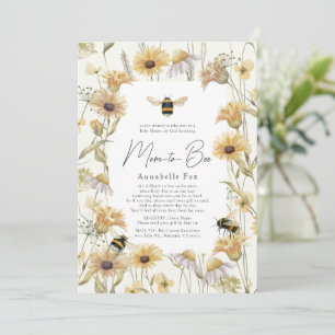 Invitation Maman to Bee Chamomile & Daisies Baby shower par c