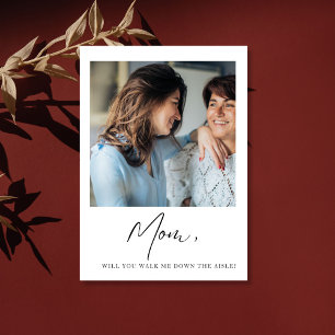 Invitation Maman Veux-Tu Me Faire Descendre La Mariée Mère Ai