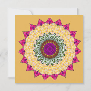 Invitation  Mandala décoratif 