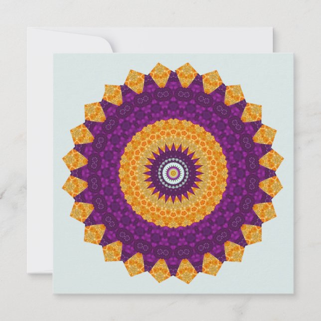 Invitation  Mandala décoratif  (Devant)