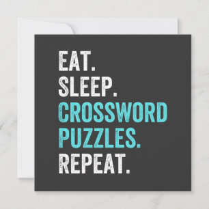 Invitation Mange.Dors. Mot-croisé : Puzzles. Recommencer.