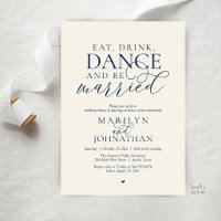 Manger, Boire, Danser, Être Marié, Mariage en Elop