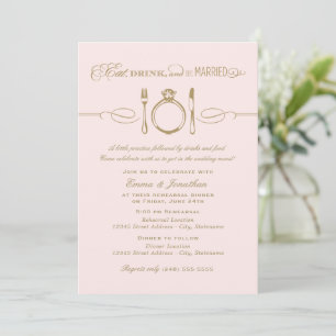 Invitation Manger Boire Être Marié Script Répétition
