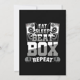 Invitation Manger Sleep Beatbox Rap Hiphop Microphone Beatbox