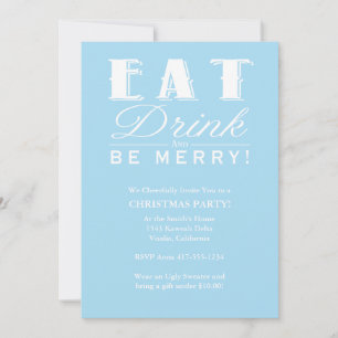 Invitation Mangez Boire Soyez Joyeux