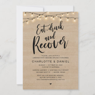 Invitation Mangez, buvez et reprenez, Le matin après le brunc