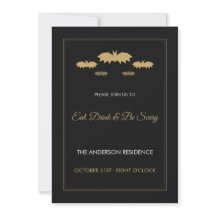 Mangez, Buvez & Soyez Effrayant Bats Halloween en