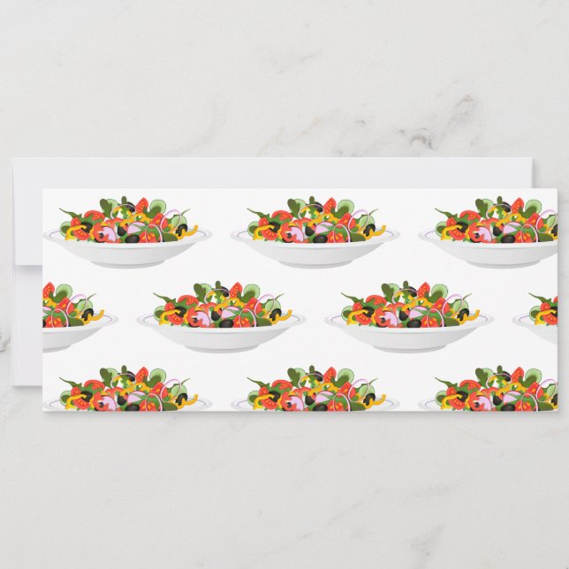 Invitation Mangez plus de plantes frais motivation salade let (Devant)