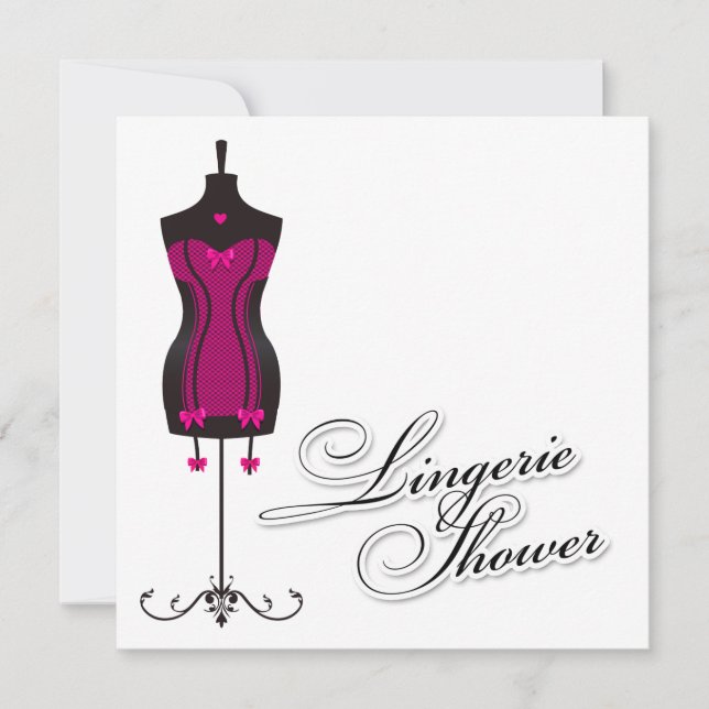 Invitation mannequin de la lingerie 311-Pink (Devant)