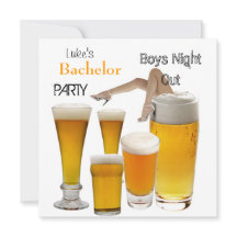Mans Bachelor Party Bière Boys Jambes de nuit