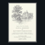Invitation Mansion Venue Old Money Aesthetic Ivory Wedding<br><div class="desc">Mansion Venue Old Money Aesthetic Ivory and Sage Wedding Invitation - Set the tone for a timeless and refined celebration with this elegant mansion wedding invitation. Featuring a delicate hand-drawn illustration of a grand estate overlooking tranquil grounds, this design embodies the classic old money aesthetic—effortless luxury, heritage charm, and understated...</div>