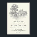Invitation Mansion Venue Old Money Aesthetic Ivory Wedding<br><div class="desc">Mansion Venue Old Money Aesthetic Ivory and Sage Wedding Invitation - Set the tone for a timeless and refined celebration with this elegant mansion wedding invitation. Featuring a delicate hand-drawn illustration of a grand estate overlooking tranquil grounds, this design embodies the classic old money aesthetic—effortless luxury, heritage charm, and understated...</div>