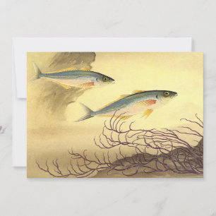 Invitation Maquereau Poisson nager dans l'océan