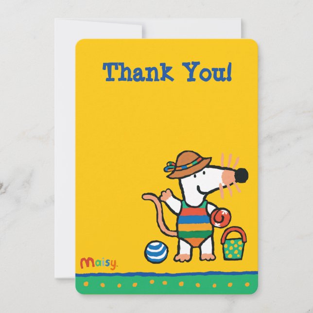 Invitation Maraisy à l'anniversaire de la plage (Devant)