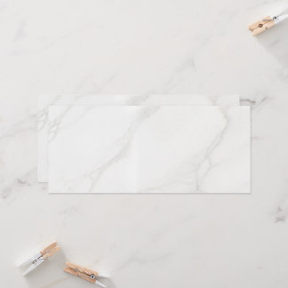 Invitation Marbre Blanc