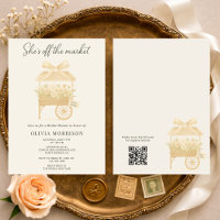 Marché aux Fleurs Nœud Coquette Code QR Baby Showe