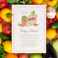 Marché de producteurs Fête de bébé légumes cultivé