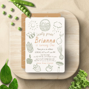Invitation Marché de producteurs locaux Doodle 1er anniversai